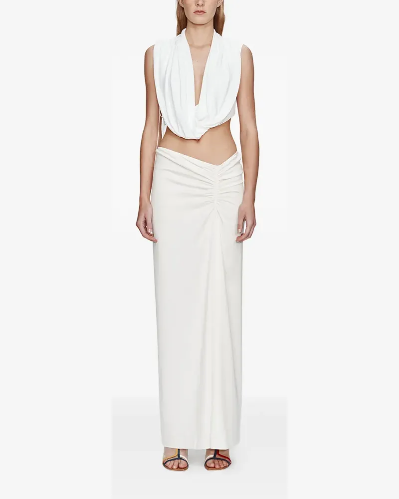 Christopher Esber Geraffter Rock - Nude Nude