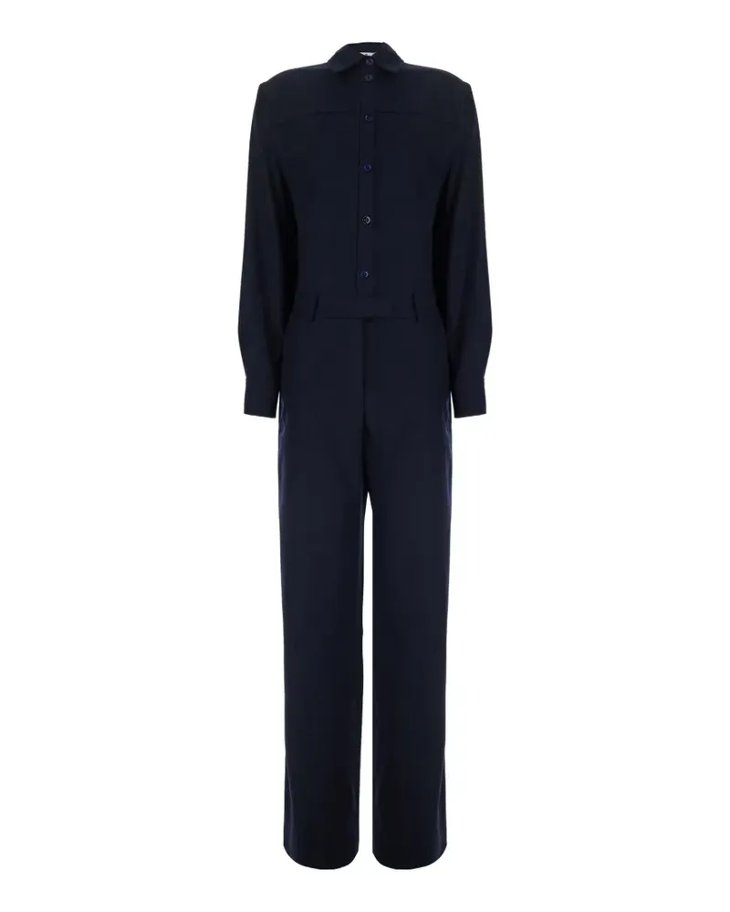 PT TORINO Jumpsuit mit Knopfleiste - Blau Blau