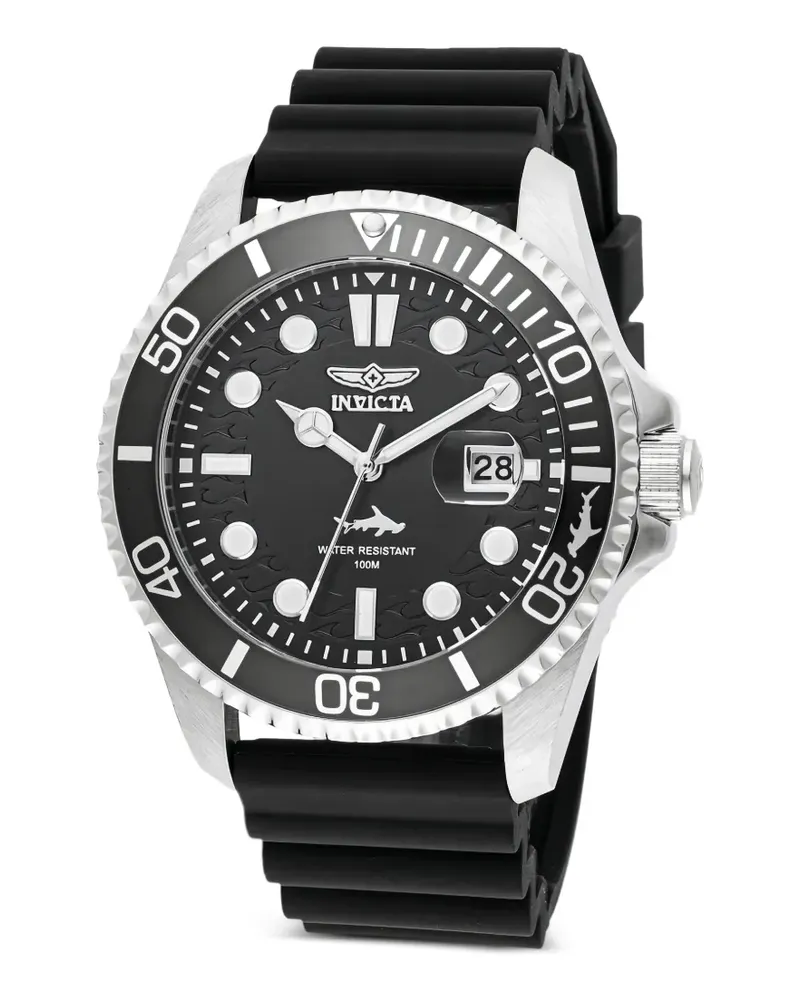 Invicta Pro Diver Armbanduhr 43mm - Schwarz Schwarz