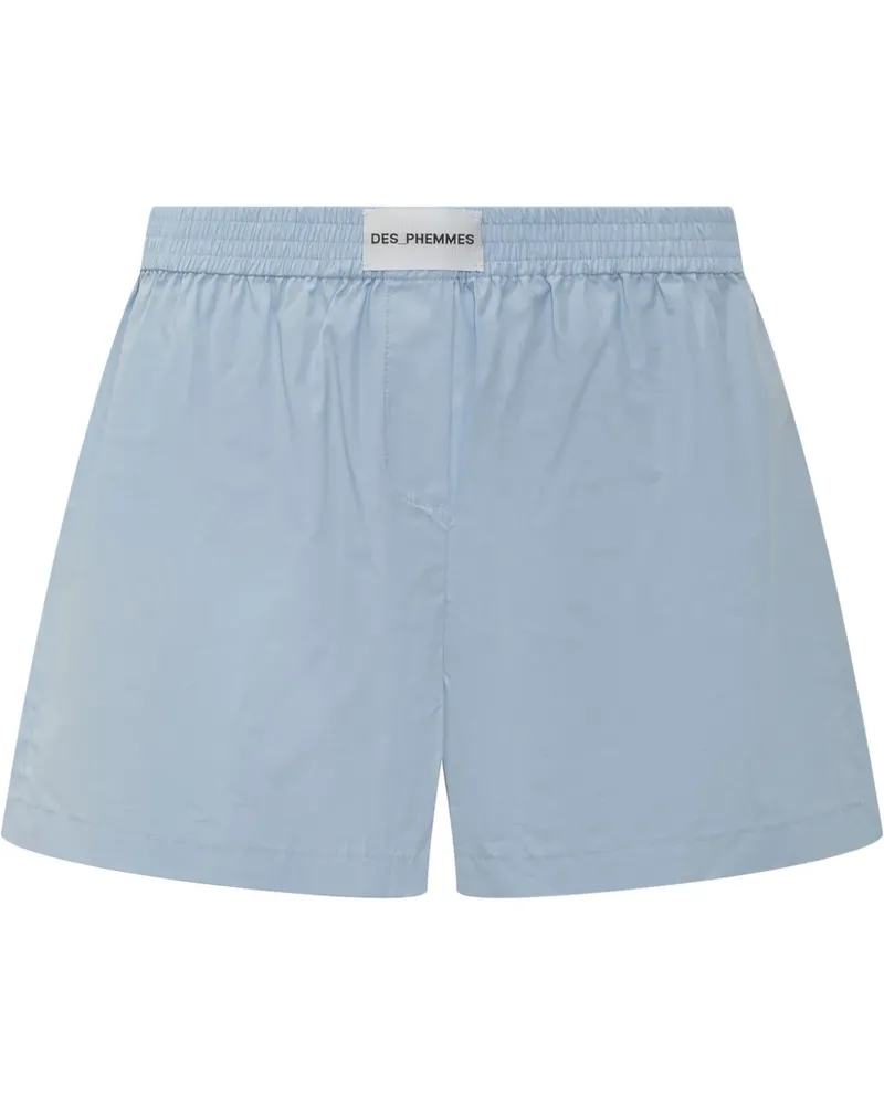 Des Phemmes Klassische Boxershorts - Blau Blau