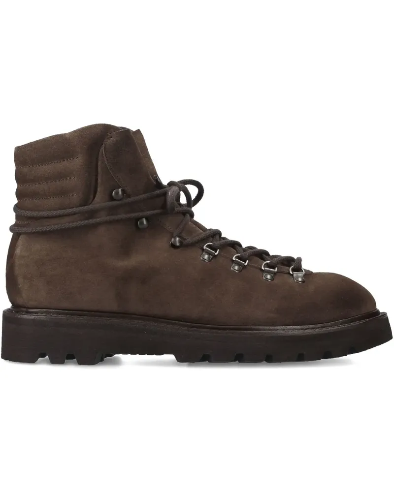 Premiata Stiefel mit Schnürung - Braun Braun