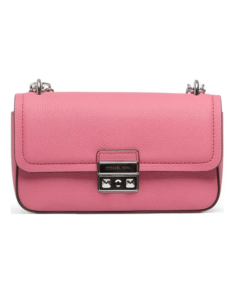 Michael Kors pebbled-leather shoulder bag - Rosa Rosa