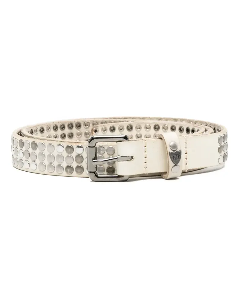 HTC Hollywood Trading Company studded leather belt - Nude Nude