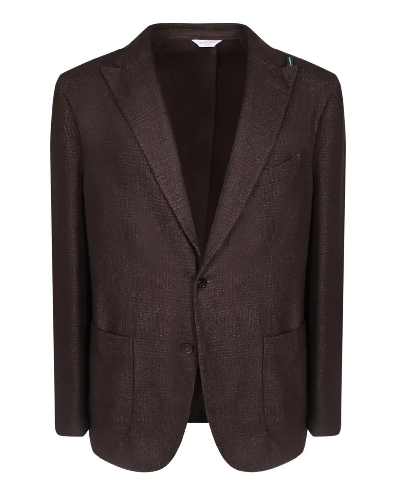 Boglioli check-pattern notched-lapels blazer - Braun Braun