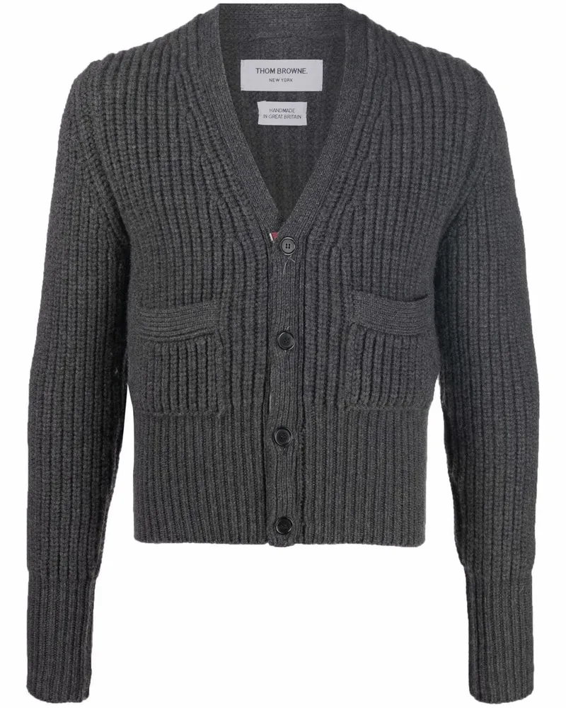 Thom Browne Cardigan aus Kaschmir - Grau Grau