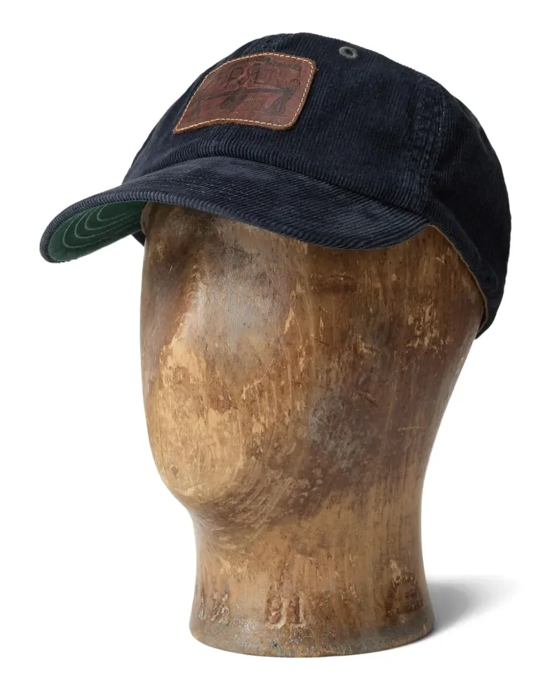 Ralph Lauren Baseballkappe aus Cord - Blau Blau