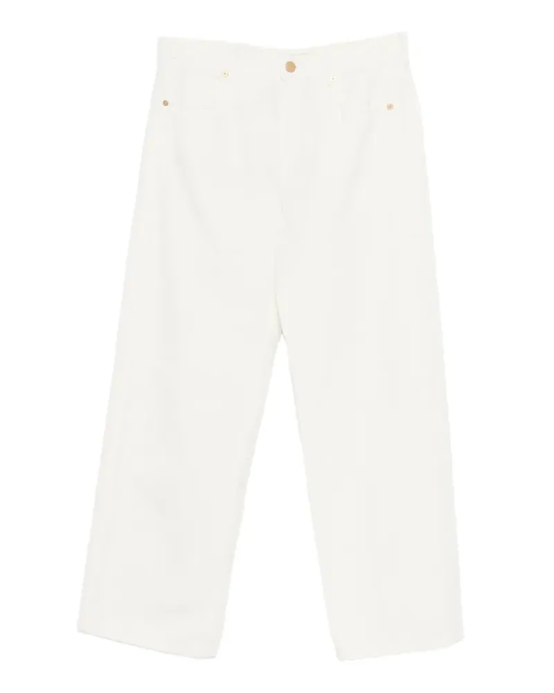 Max Mara Gerade Onorata Hose - Nude Nude