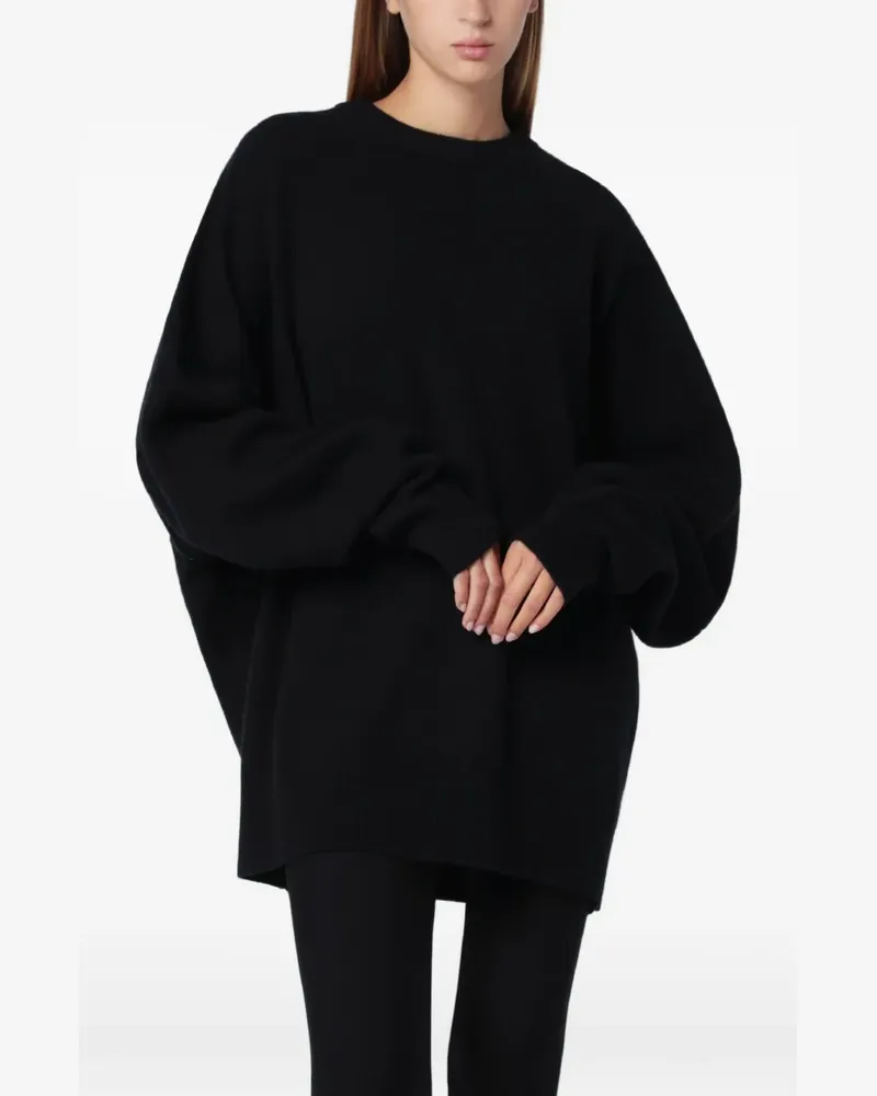 extreme cashmere Oversized-Pullover - Schwarz Schwarz