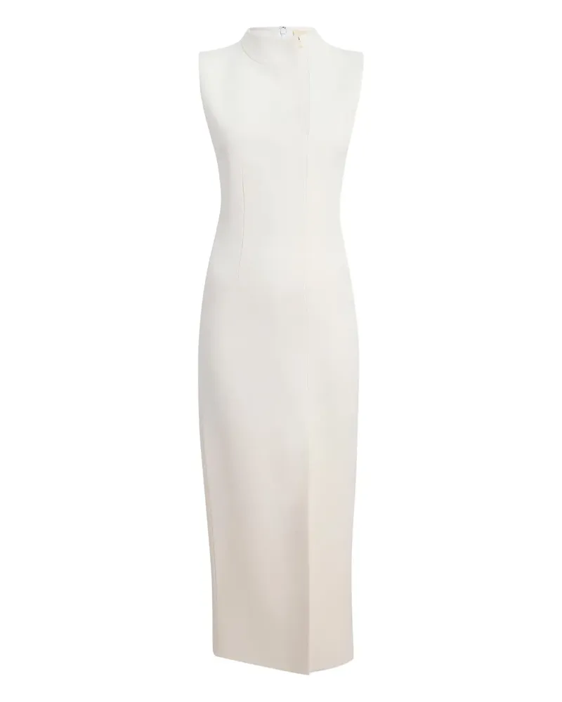 KHAITE Lowen Midikleid mit Stehkragen - Nude Nude