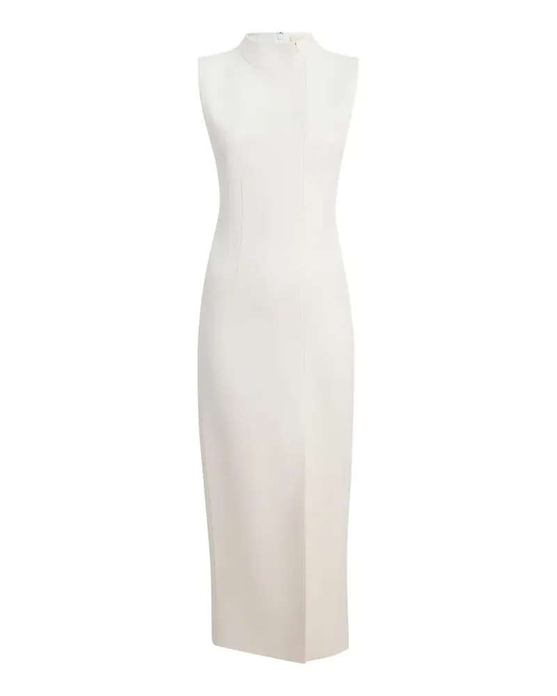 KHAITE Lowen Midikleid mit Stehkragen - Nude Nude
