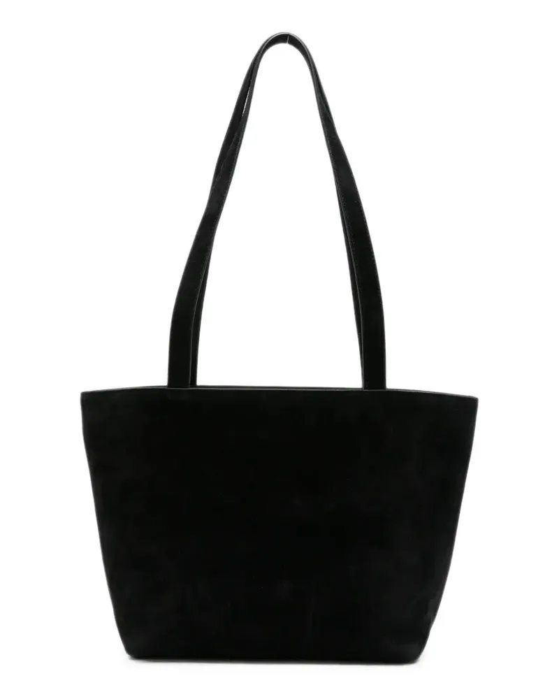 The Row Parker suede tote bag - Schwarz Schwarz