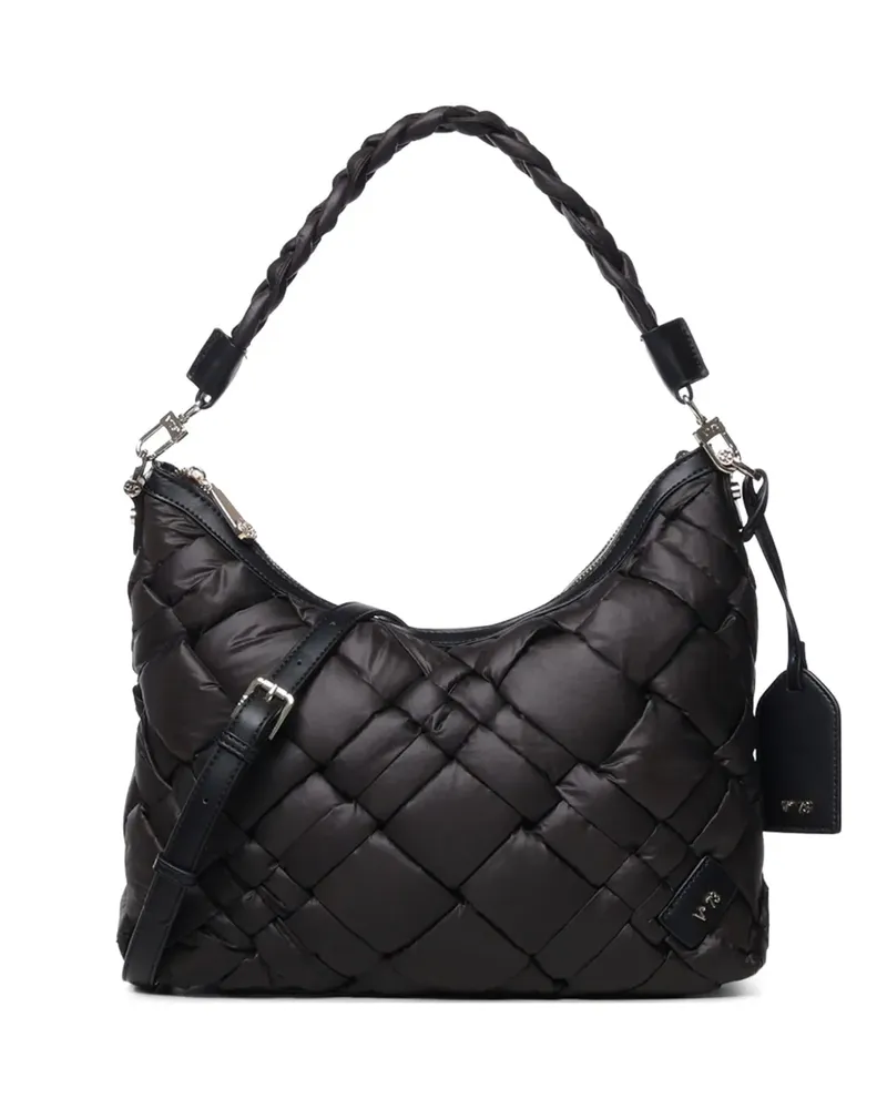 V°73 Wattierter Tote Bag - Schwarz Schwarz