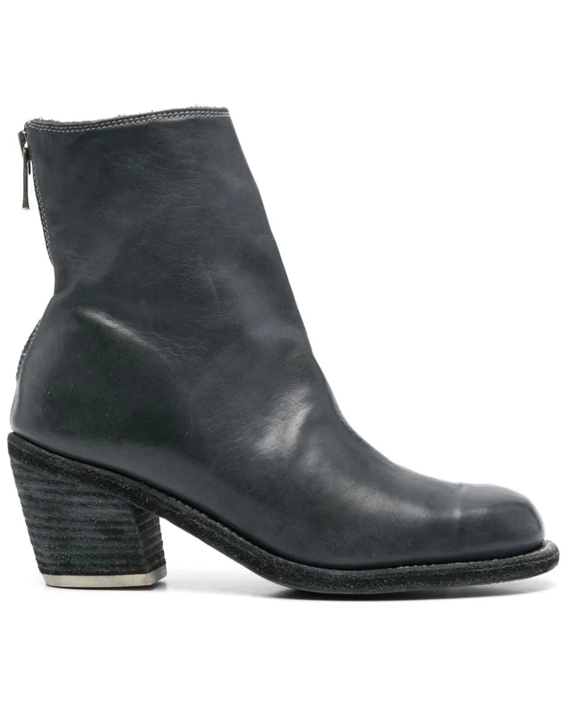GUIDI Klassische Stiefeletten 70mm - Blau Blau