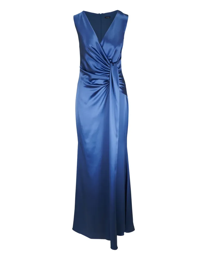 Kiton Gerafftes Abendkleid - Blau Blau