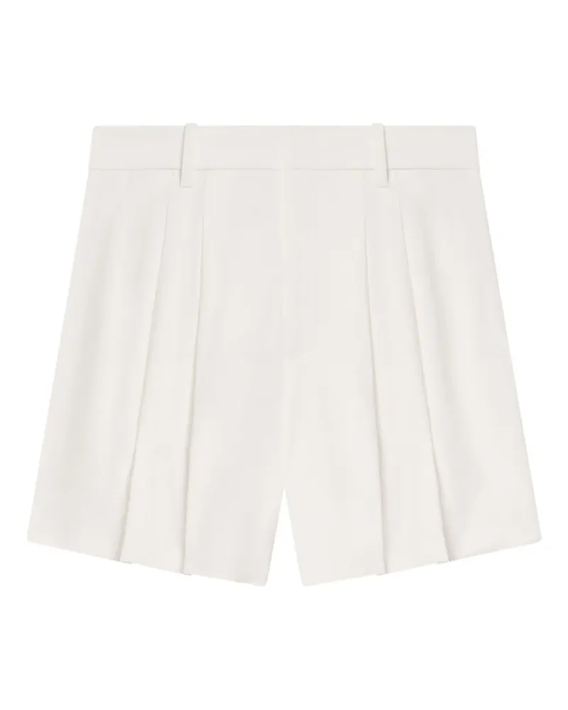 A.L.C. Shorts mit Falten - Weiß Weiß
