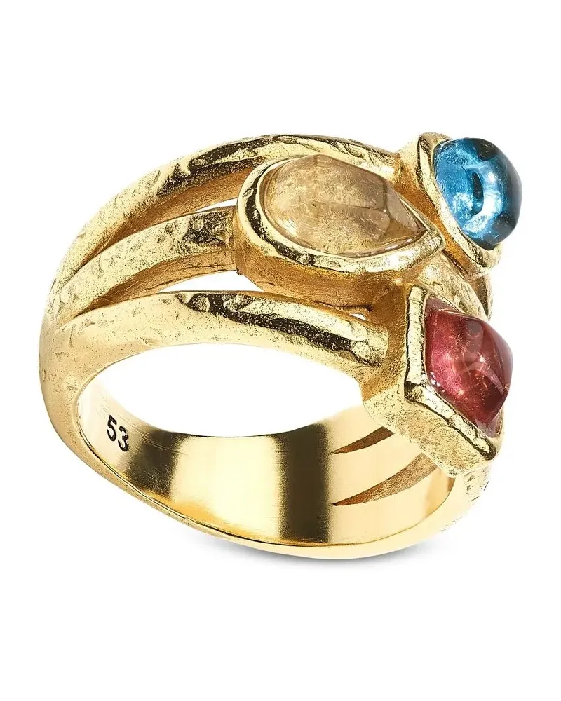 Goossens Paris Ring mit kleinen Cabochons - Gold Gold