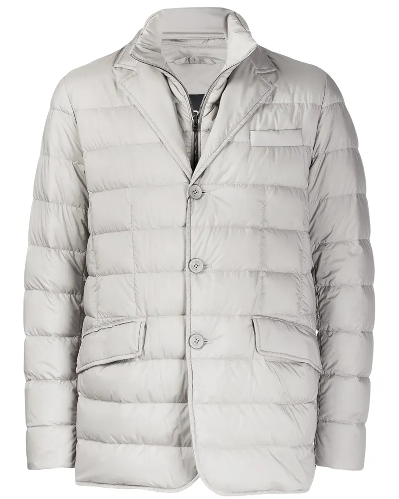 Herno Gesteppte Daunenjacke - Grau Grau