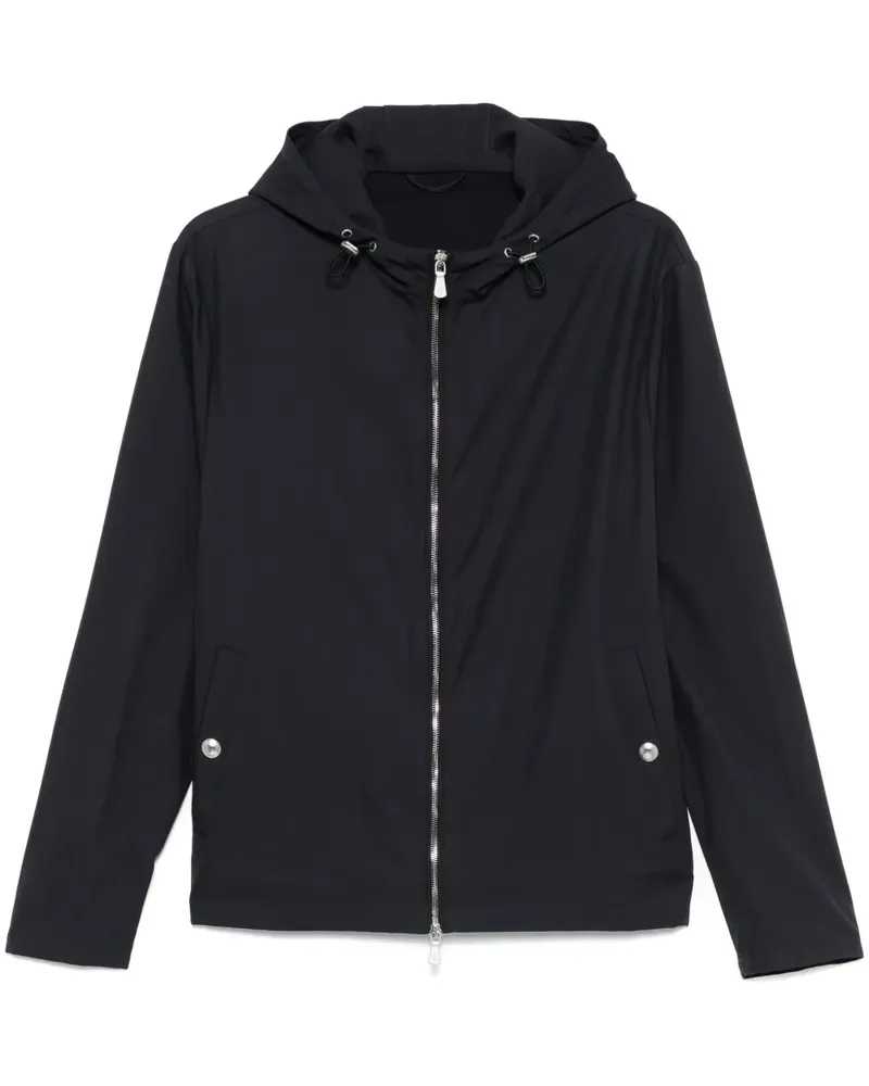 Eleventy Jacke mit Kapuze - Blau Blau