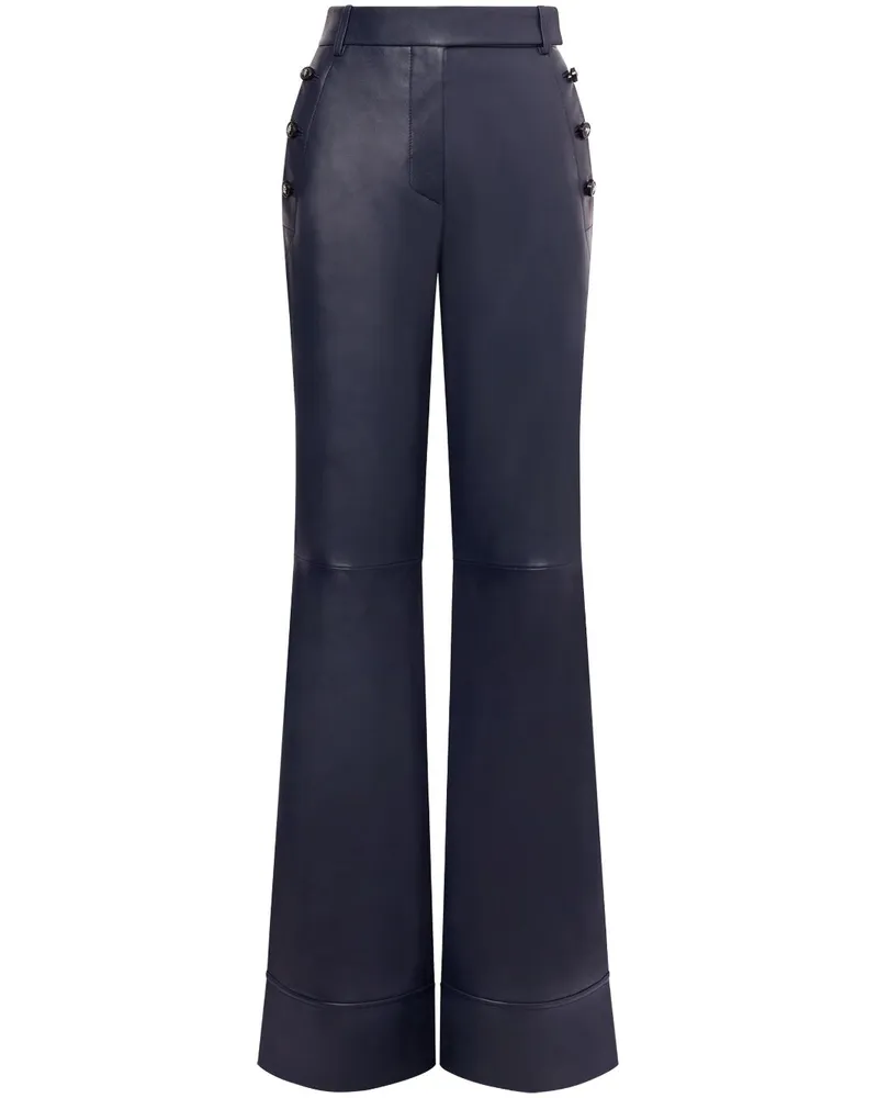Alberta Ferretti Hose mit Nieten - Blau Blau