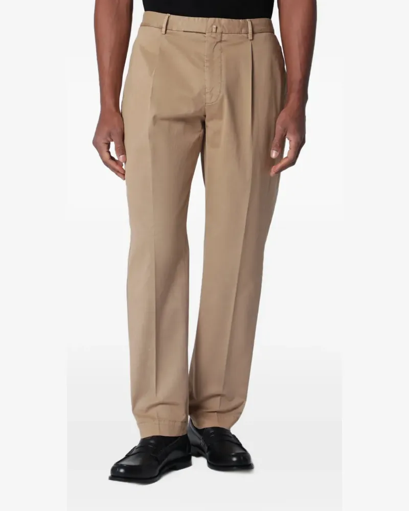 Biagio Santaniello Arechi pleated trousers - Nude Nude