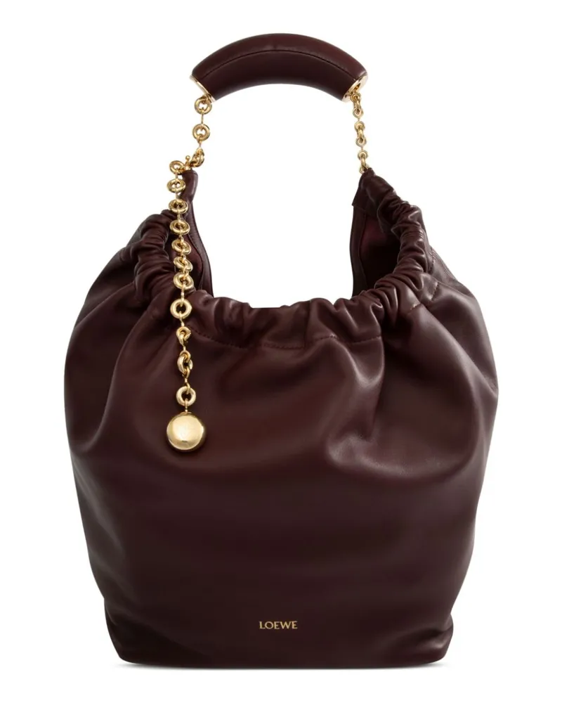Loewe Mittelgroße Squeeze Schultertasche - Rot Rot