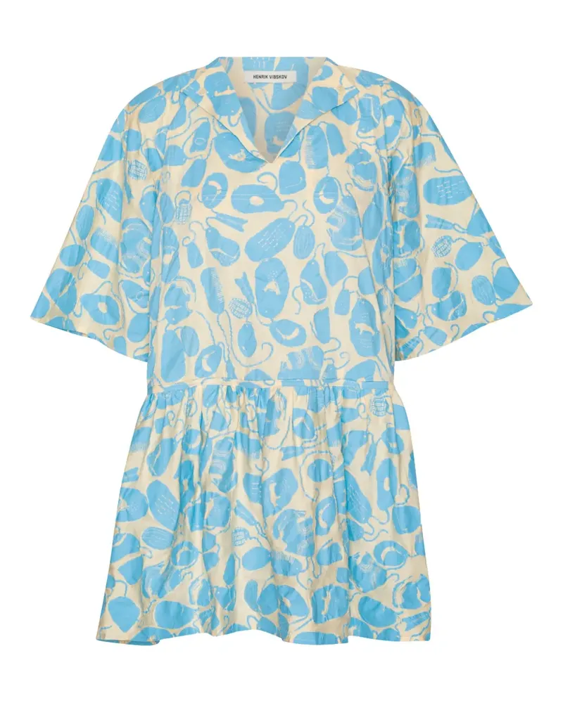 Henrik Vibskov Preserve V-neck top - Nude Nude