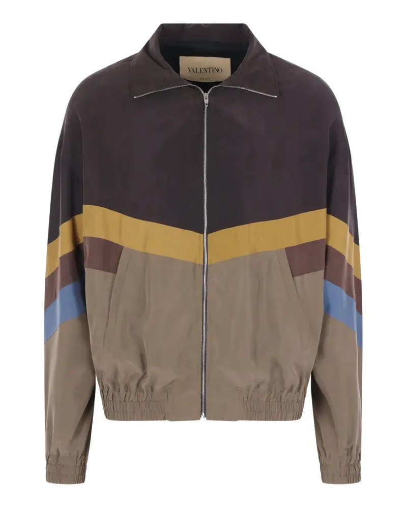 Valentino Garavani Bomberjacke aus Seide - Braun Braun