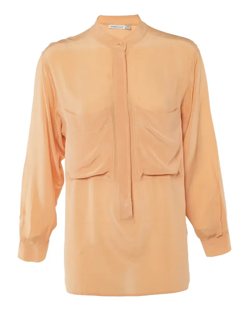 See by Chloé button-front blouse - Orange Orange