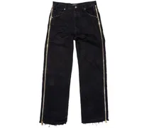 Weite P018 Jeans mit Reißverschlüssen