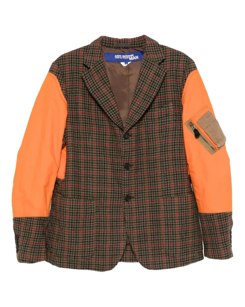 Junya Watanabe 2020 tartan jacket - Orange Orange