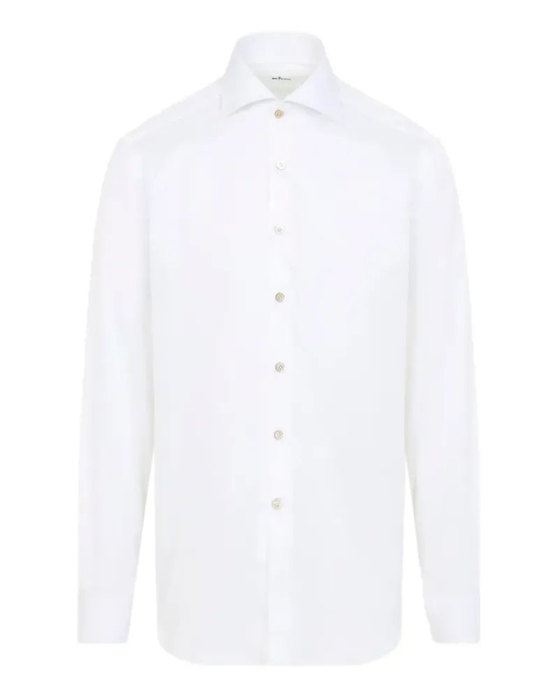 Kiton cotton shirt - Weiß Weiß