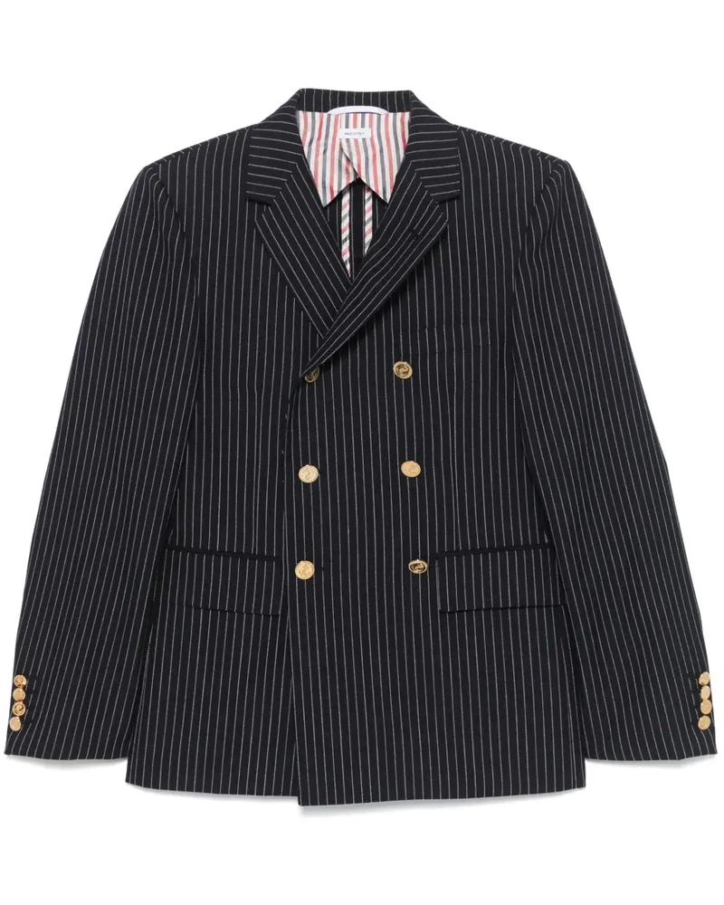 Thom Browne Sakko mit Nadelstreifen - Blau Blau