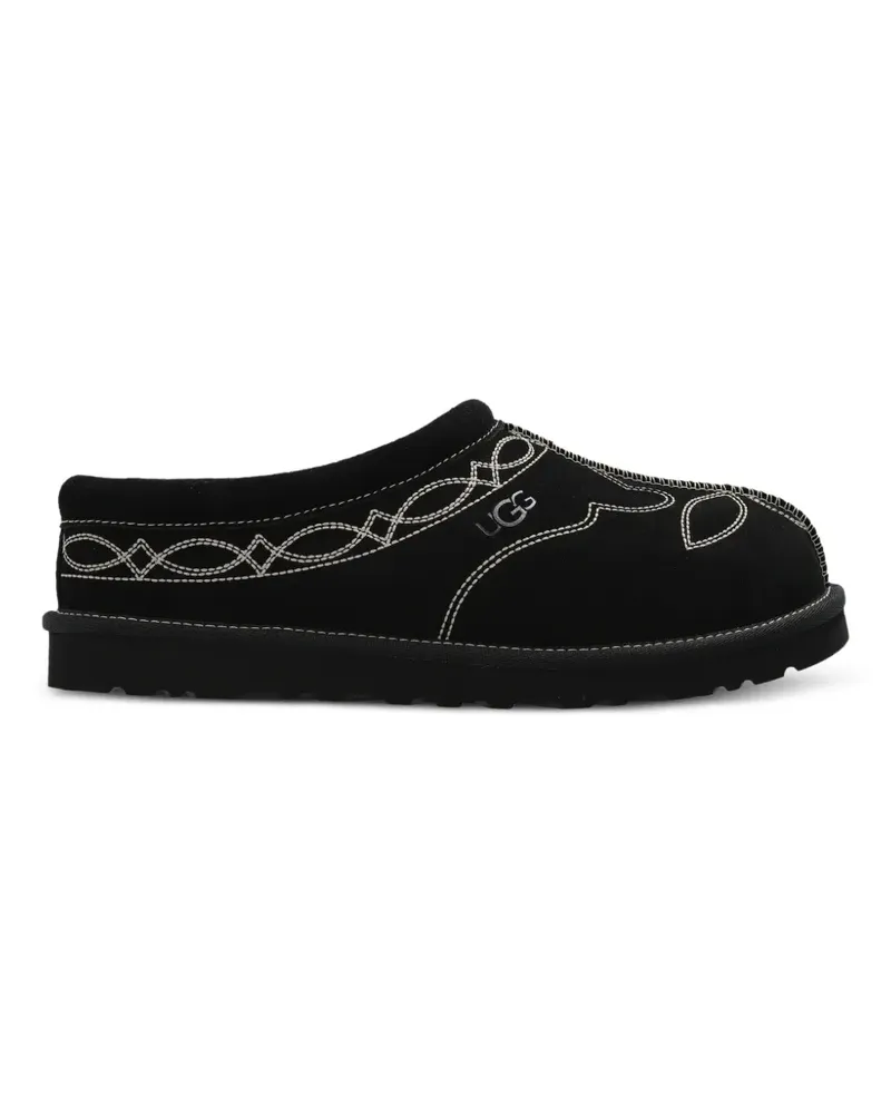 UGG Tasman Slipper aus Wildleder - Schwarz Schwarz