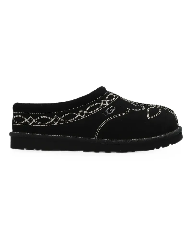 UGG Tasman Western suede slippers - Schwarz Schwarz