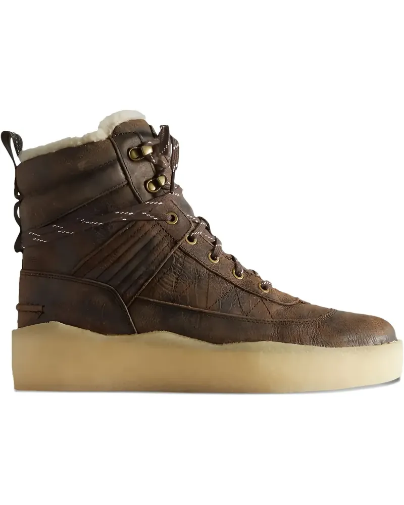Clarks 8th Street Rushden Stiefel mit Shearling - Braun Braun