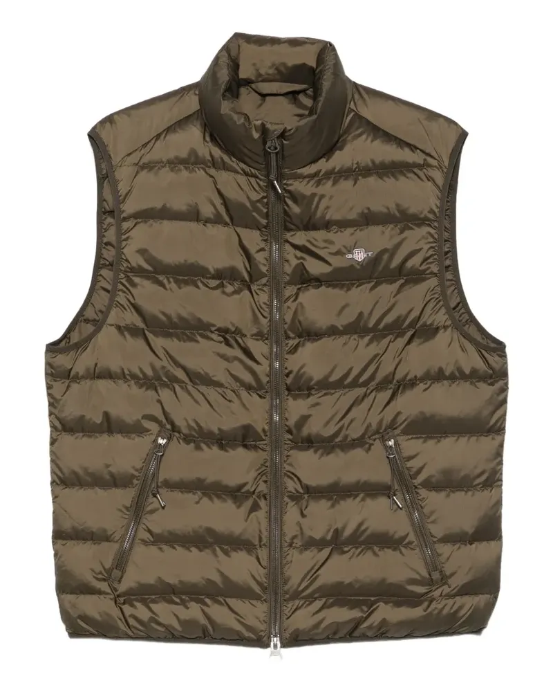 Gant quilted zip-up gilet - Braun Braun