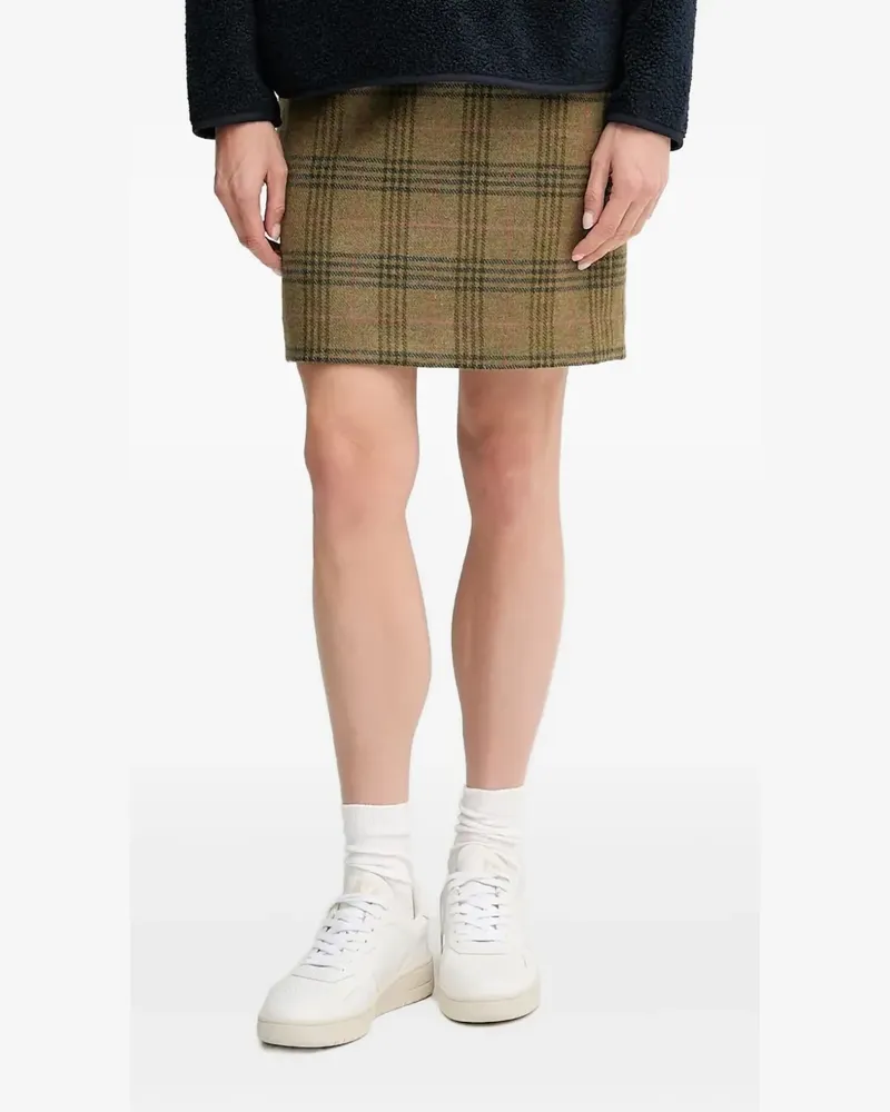 Barbour check pocket mini skirt - Grün Grün