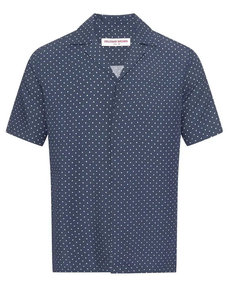 Orlebar Brown Maitan Hemd - Blau Blau