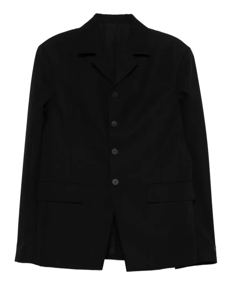 Jacquemus Kragenloses Sakko mit Knöpfen - Schwarz Schwarz