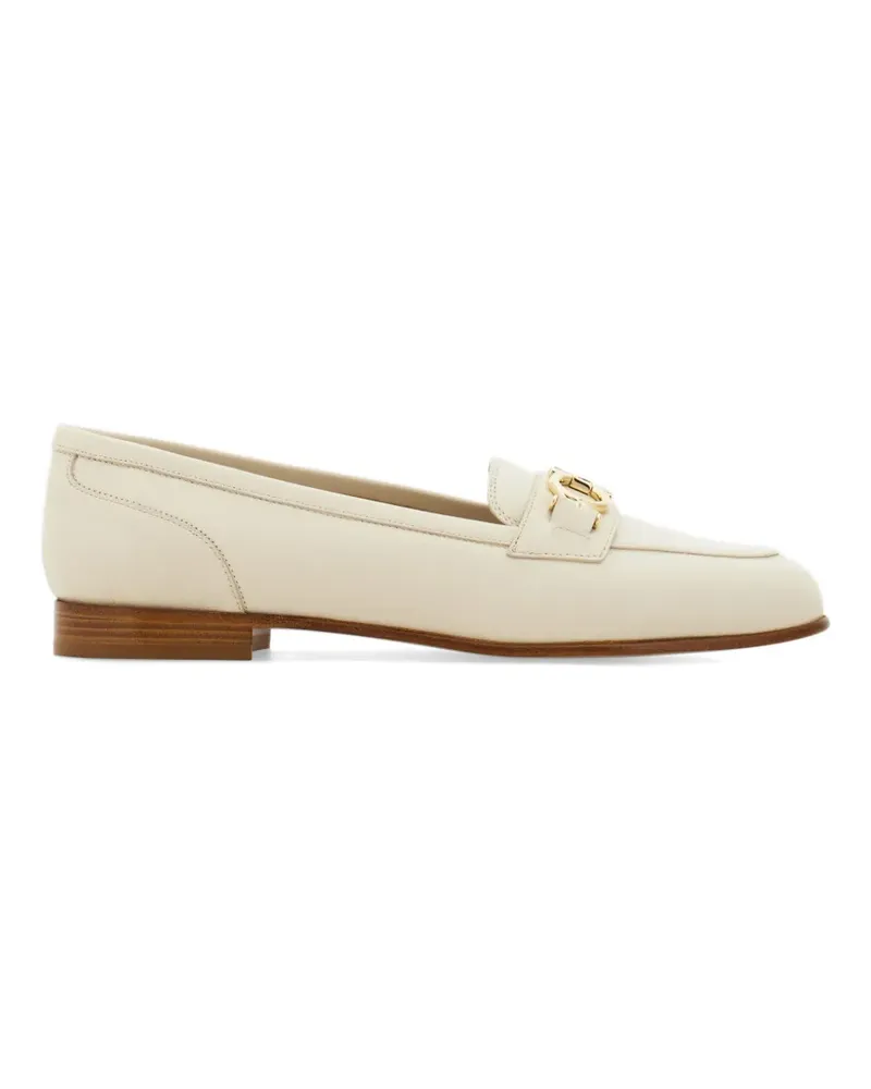 Ferragamo Gancini Mokassins - Weiß Weiß