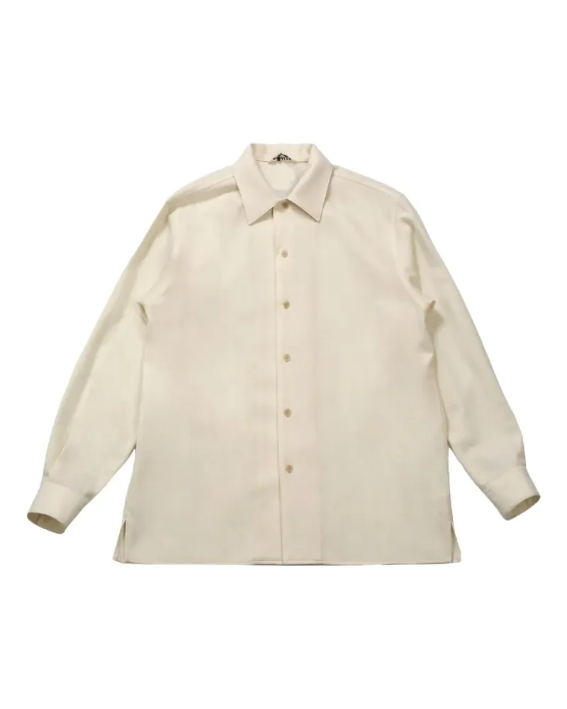 AURALEE cashmere shirt - Weiß Weiß