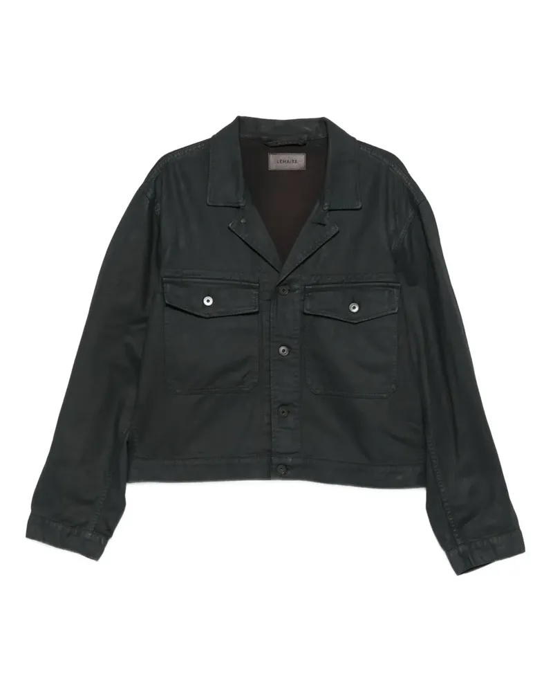 Christophe Lemaire Klassische Hemdjacke - Schwarz Schwarz