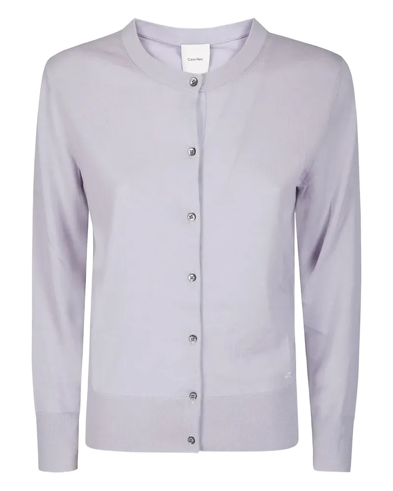 Calvin Klein merino cardigan - Grau Grau