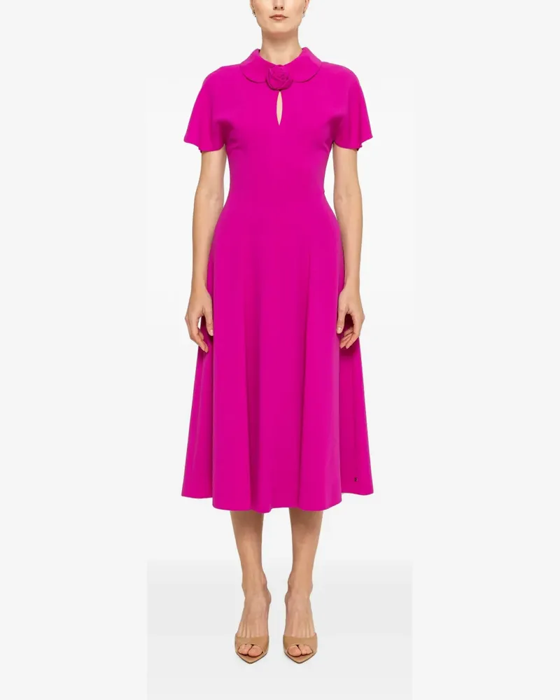 NISSA Kleid mit Blumenmuster - Rosa Rosa