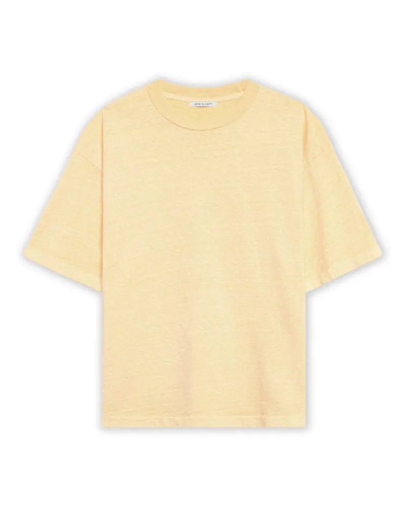 John Elliott + Co Riviera Cropped-T-Shirt Gelb