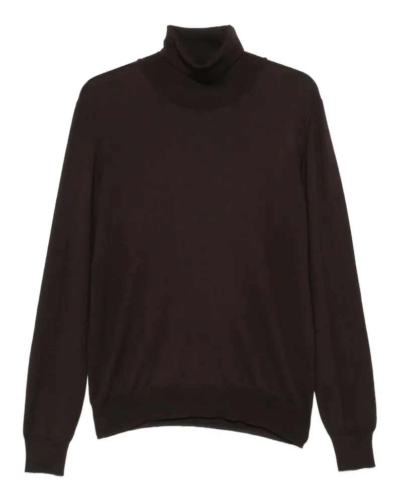 Gran Sasso Gestrickter Rollkragenpullover - Braun Braun