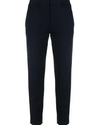 Blanca Klassische Cropped-Hose Blau