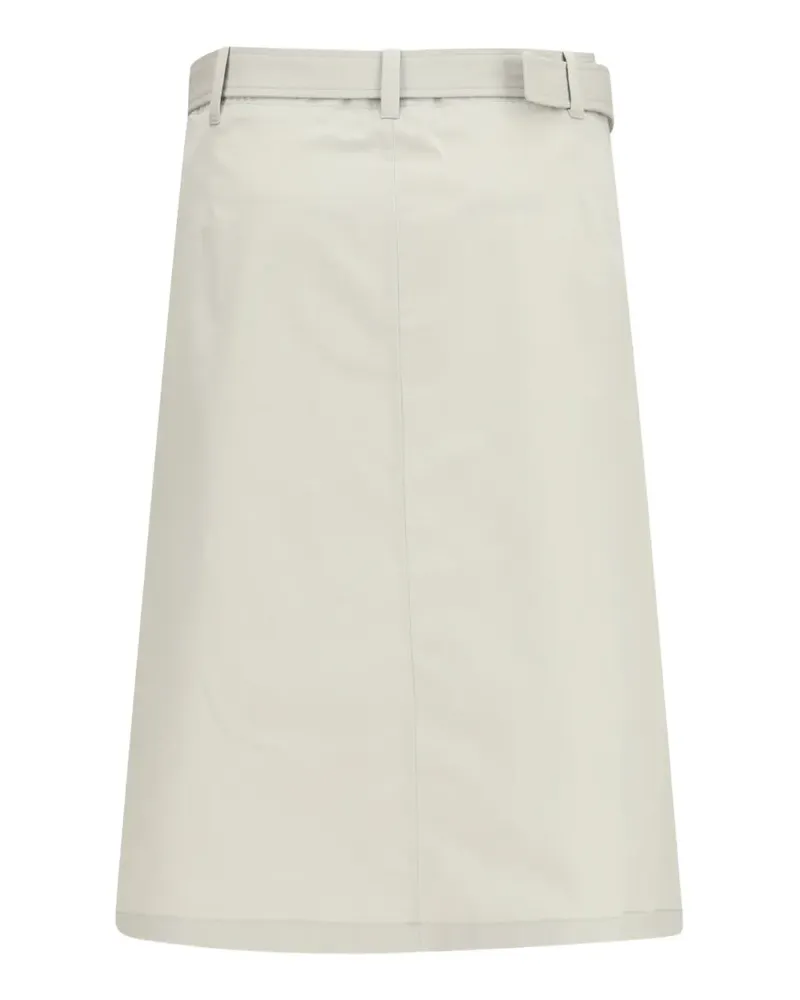 Rier cotton A-line skirt - Nude Nude