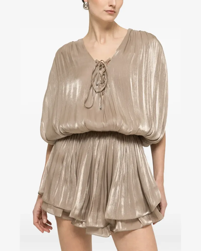NISSA Kleid mit Plissee - Grau Grau