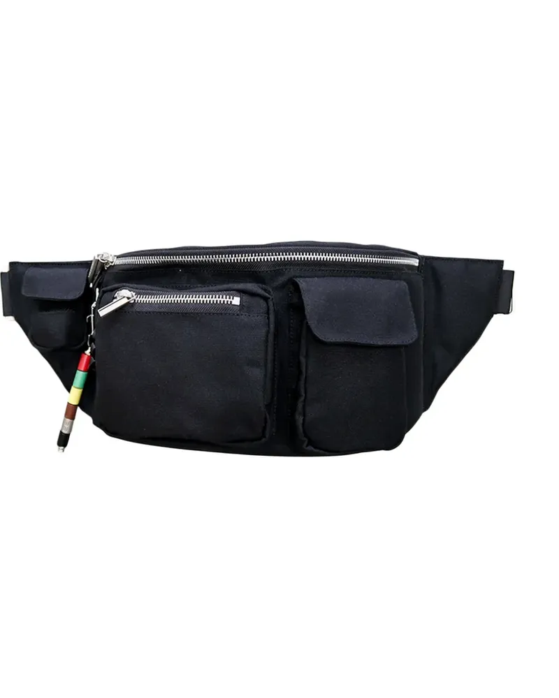 Spencer Badu multi-pocket belt bag - Schwarz Schwarz